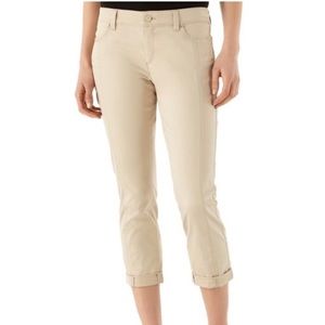 WHBM Sateen Crop Pants Size 4